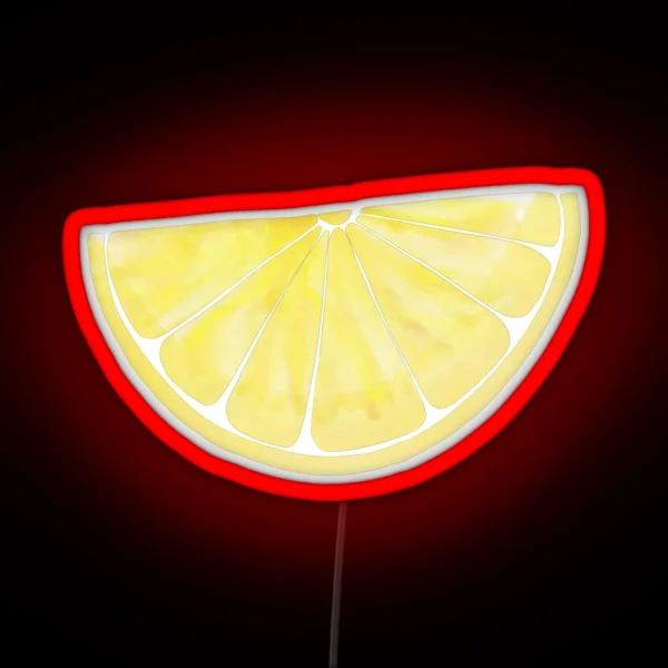 Lemon Slice RGB Neon Sign