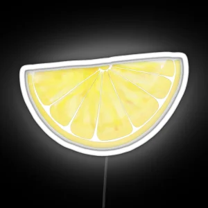 Lemon Slice RGB Neon Sign