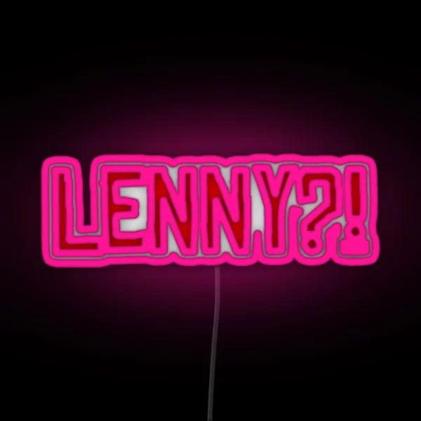 LENNY RGB Neon Sign