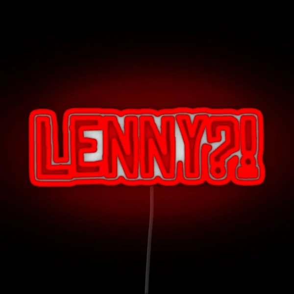 LENNY RGB Neon Sign