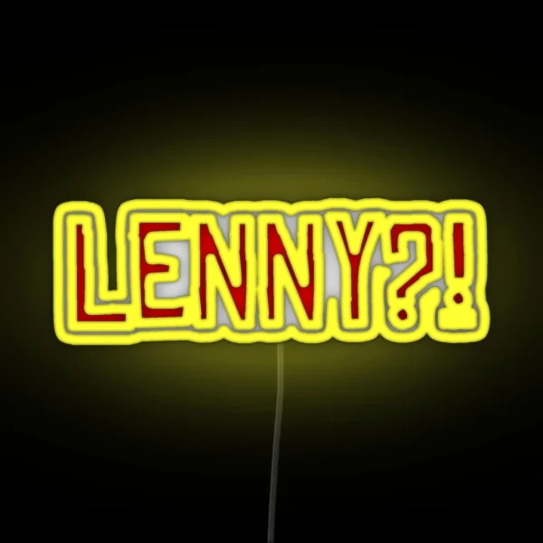 LENNY RGB Neon Sign