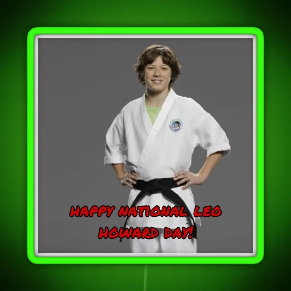Leo Howard Day RGB Neon Sign