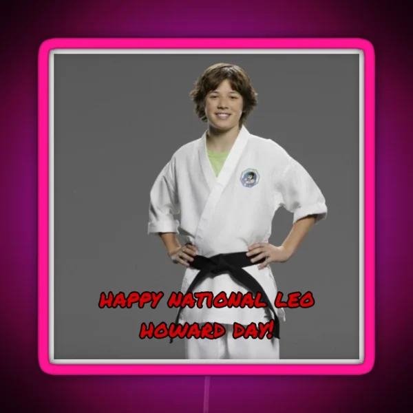 Leo Howard Day RGB Neon Sign