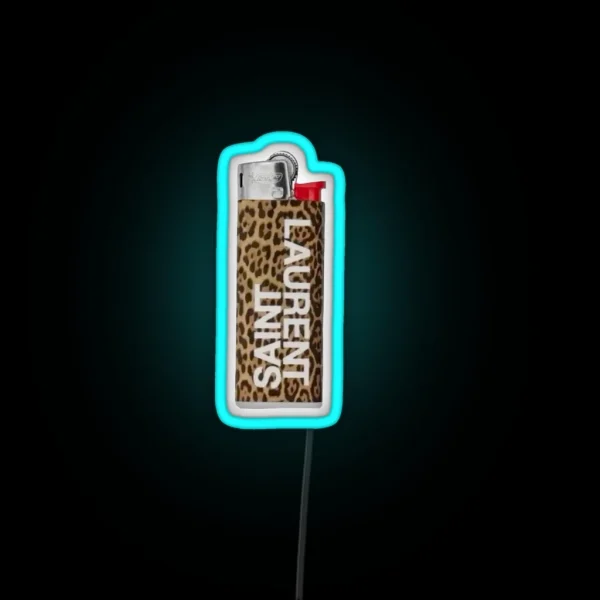 Leopard Print Lighter RGB Neon Sign