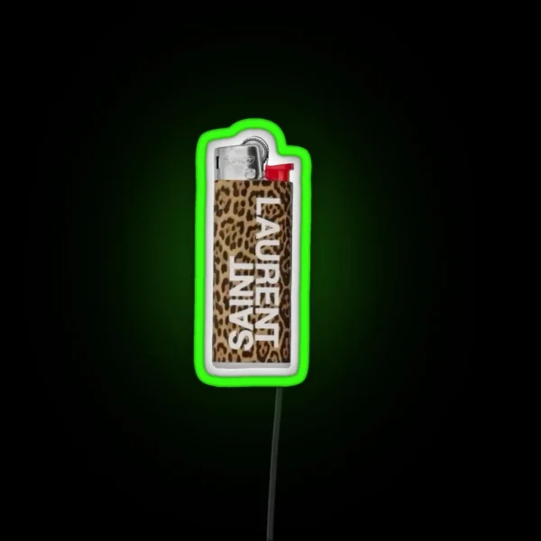 Leopard Print Lighter RGB Neon Sign