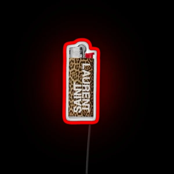 Leopard Print Lighter RGB Neon Sign