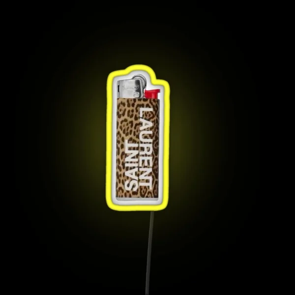 Leopard Print Lighter RGB Neon Sign