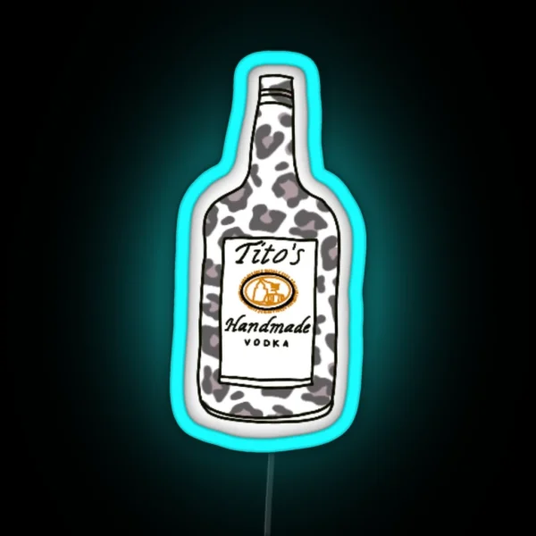 Leopard Tito S RGB Neon Sign