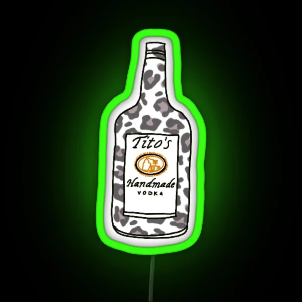 Leopard Tito S RGB Neon Sign