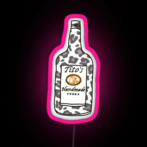 Leopard Tito S RGB Neon Sign