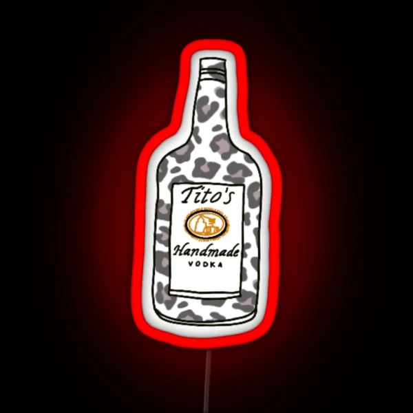 Leopard Tito S RGB Neon Sign