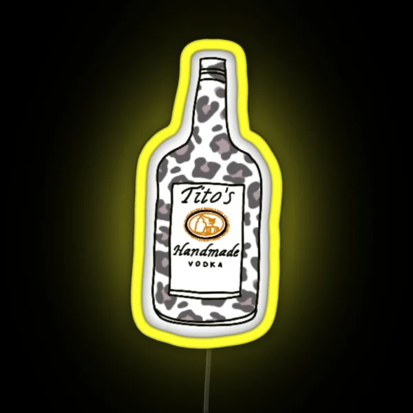 Leopard Tito S RGB Neon Sign