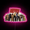 Les Mis One Day More Vibrant RGB Neon Sign Canvas Display