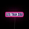 Boldly defy convention with this subzero colored neon light display.