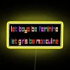 RGB Neon Sign with Customizable Messages and Color Options Available