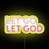 RGB LED sign for spiritual decor with uplifting inspirational phrase