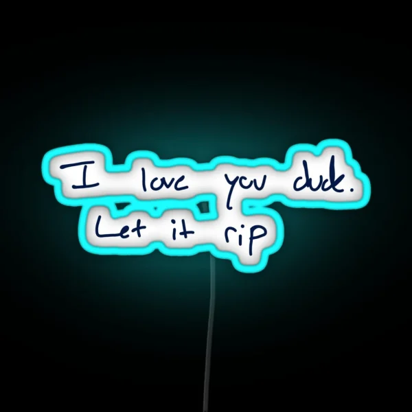 Let It Rip The Bear RGB Neon Sign