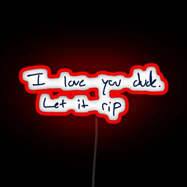 Let It Rip The Bear RGB Neon Sign