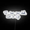 Eye-catching Neon Sign: 'Let it Rip' Inspirational Motivational Gaming Decor