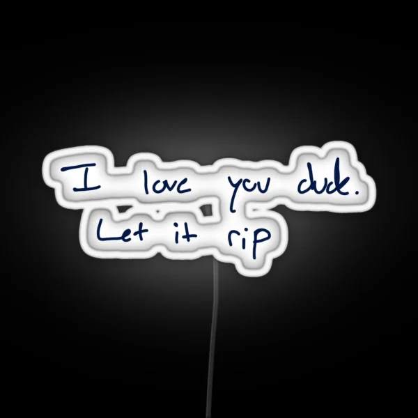 Let It Rip The Bear RGB Neon Sign