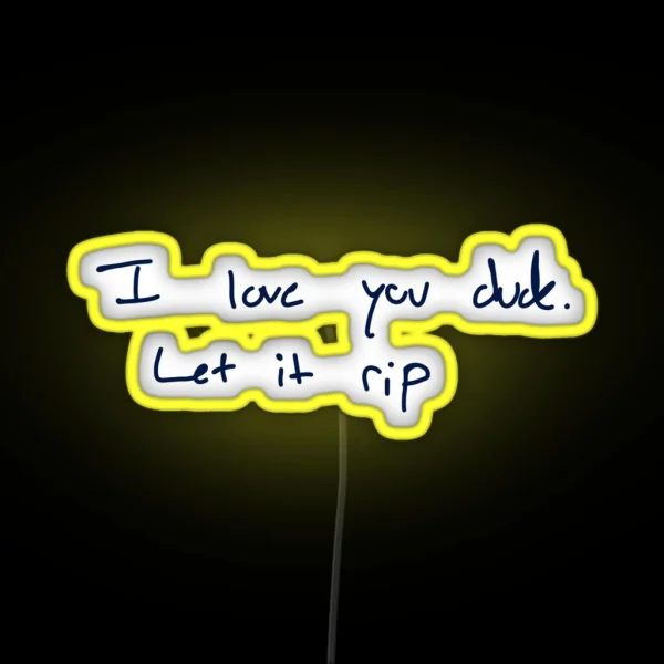 Let It Rip The Bear RGB Neon Sign