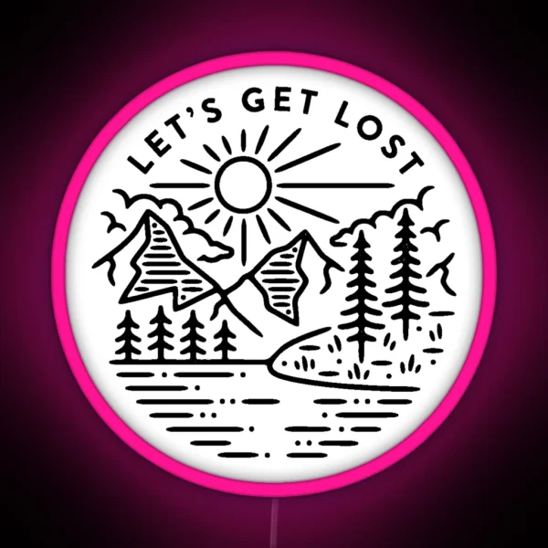 Let S Get Lost RGB Neon Sign