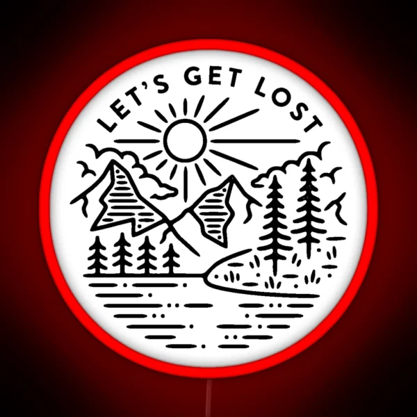 Let S Get Lost RGB Neon Sign