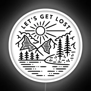 Let S Get Lost RGB Neon Sign