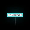 Colorful motivational travel neon sign with RGB lighting effects