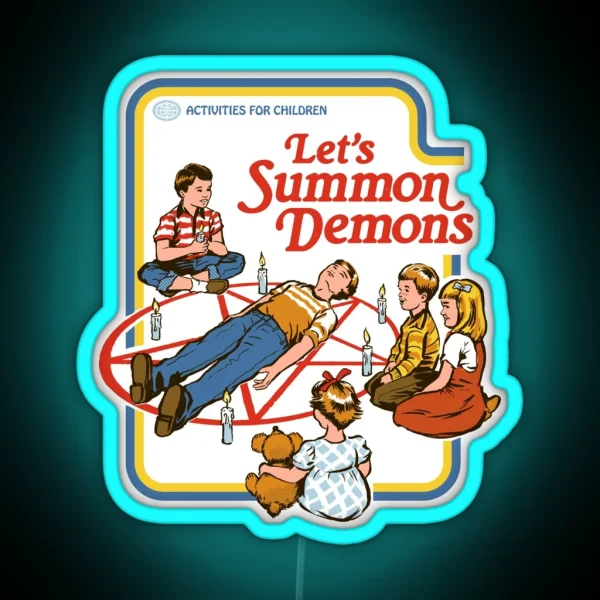 Let S Summon Demons RGB Neon Sign