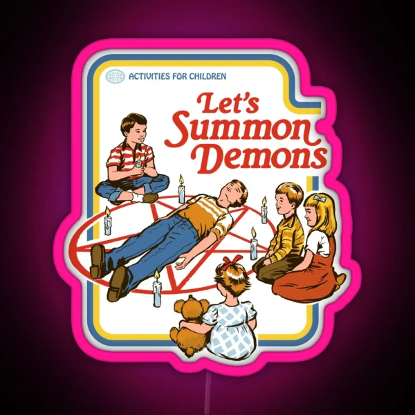 Let S Summon Demons RGB Neon Sign