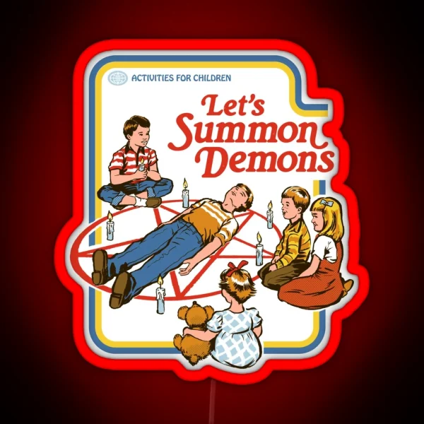 Let S Summon Demons RGB Neon Sign