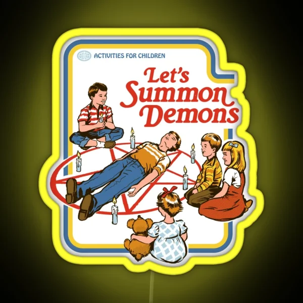 Let S Summon Demons RGB Neon Sign