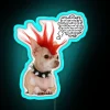 Fun Dog Owners' Neon Sign for Humorous Home Decor Accents