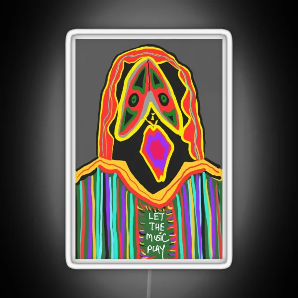 Let The Music Play RGB Neon Sign