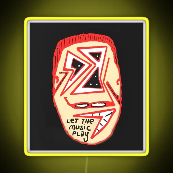 Let The Music Play RGB Neon Sign