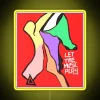 RGB Color-Changing LED Sign for Musician's Home Studio Decor Inspiration.
