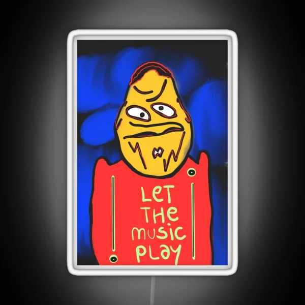 Let The Music Play RGB Neon Sign