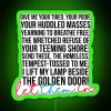 Vibrant RGB neon welcome sign with customizable lettering design options.