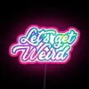 Eye-catching colorful LED display art for unique home decor statement