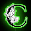 Personalized Letter C Monogram Neon Sign with Floral Decorative Initial Design