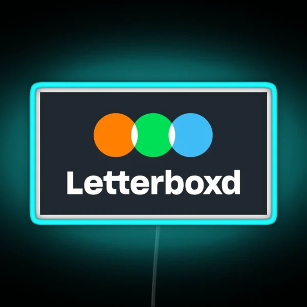 Letterboxd Logo RGB Neon Sign