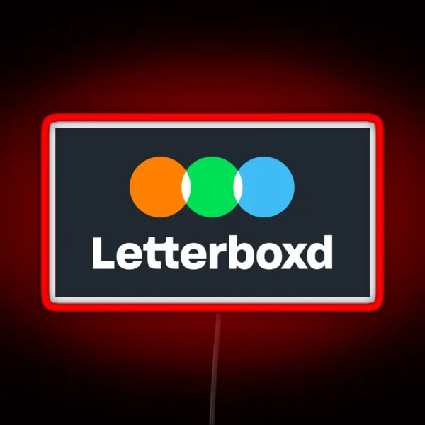 Letterboxd Logo RGB Neon Sign