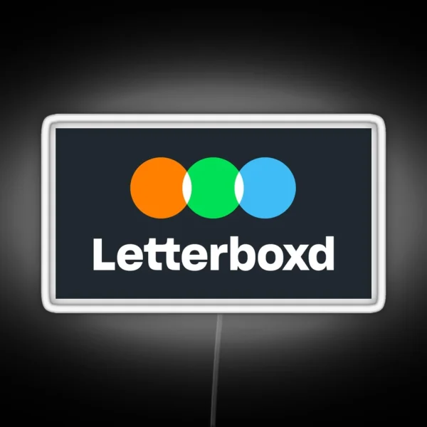 Letterboxd Logo RGB Neon Sign