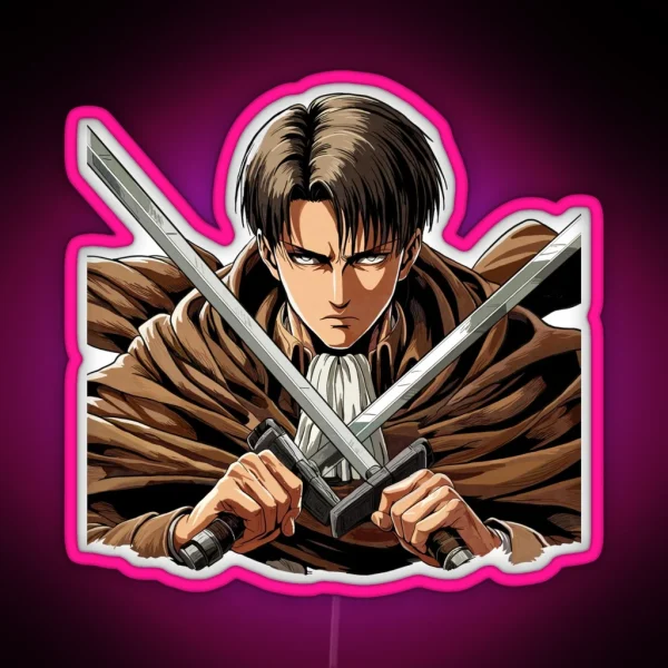 Levi Ackerman 2 RGB Neon Sign