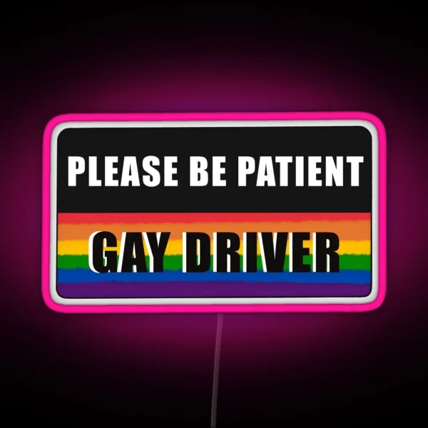 LGBT Driver RGB Neon Sign