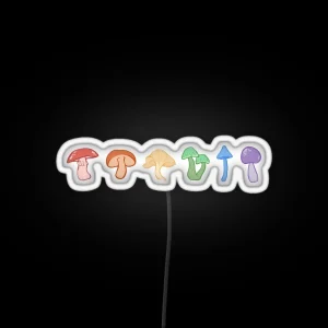 LGBT Pride Mushrooms RGB Neon Sign