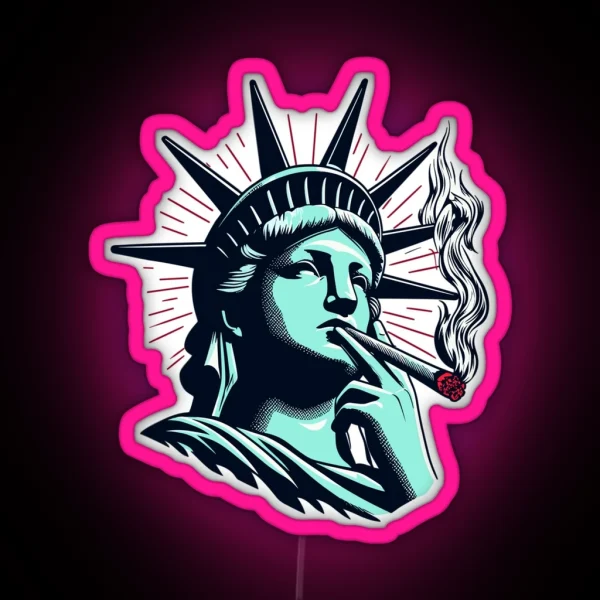 Liberty S Chill Pill Streetart Design RGB Neon Sign