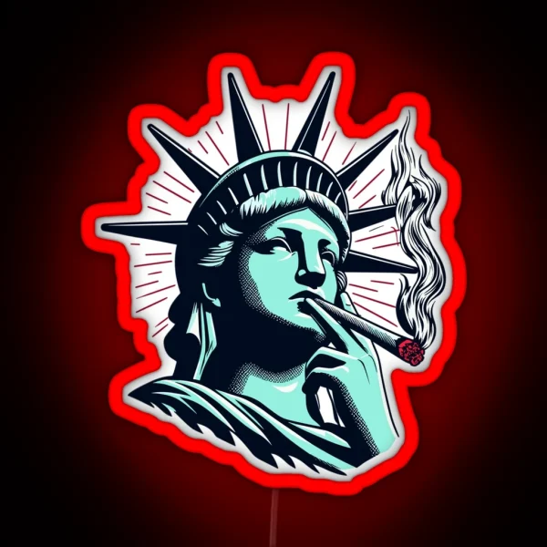 Liberty S Chill Pill Streetart Design RGB Neon Sign