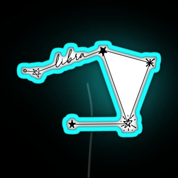 Libra Constellation Drawing Led RGB Neon Sign